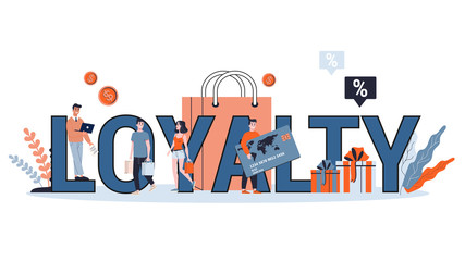 Loyalty concept. Idea of relationship with customers.