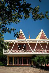 Chaktomuk Conference Hall architecture landmark building in phnom penh cambodia