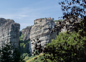 Beautiful landscapes of Meteora (The St. Stephen's Monastery), Kalambaka, Greece