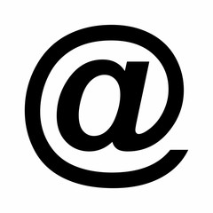 At sign illustration