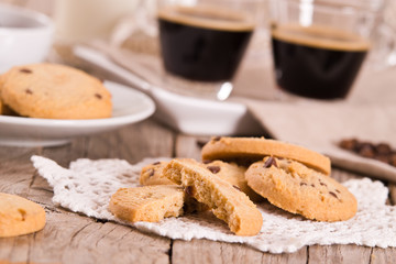 Chocolate chip cookies. 