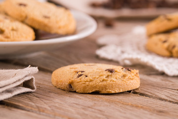 Chocolate chip cookies. 