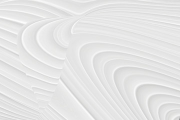 Naklejka premium Drawing of a wave of white color, background with stains and curved lines. Light gray template for wedding ceremony or business presentation.