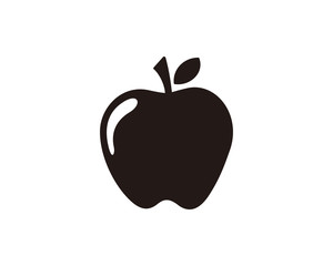Apple fruit icon vector