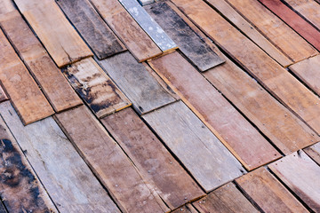 Close-up Wooden floor texture background.