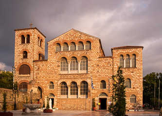The Church of Saint Demetrius, the patron saint of Thessaloniki, Greece