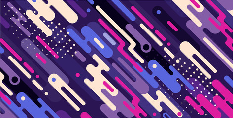 Abstract background with colorful rounded shapes