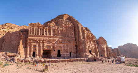 Palace Tomb. Petra, Jordan. Petra is the main attraction of Jordan. Petra is included in the UNESCO...