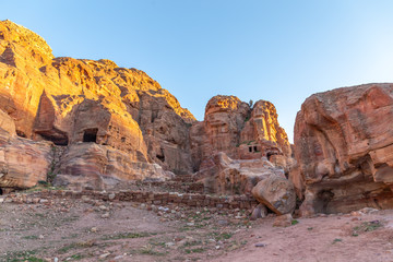 Palace Tomb. Petra, Jordan. Petra is the main attraction of Jordan. Petra is included in the UNESCO heritage list.