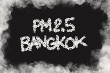 PM 2.5 pollution in the city  PM2.5 Background concept