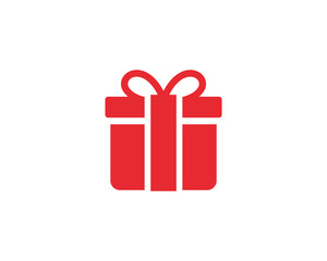 Christmas gift icon symbol vector