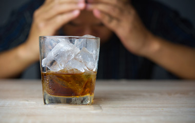 Concept of Withdrawal Symptoms from alcohol or Alcoholic diseases