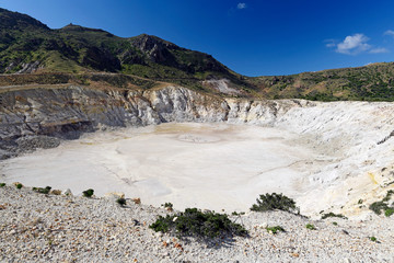 Vulkankrater / Stefanos-Krater auf Nisyros, Dodekanes, Griechenland