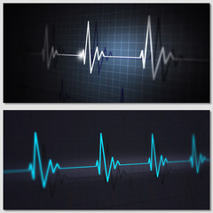 medical cardiology banners