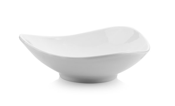 Ceramic  Bowl Isolated On White Background