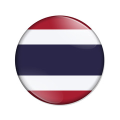 Thailand country flag badge button