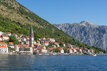 Perast in Kotor Bay Montenegro 