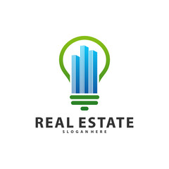 Creative Bulb City Logo Symbol Template Design Vector, Emblem, Design Concept, Creative Symbol, Icon