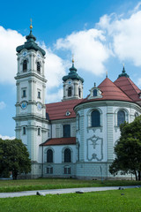 Fototapeta na wymiar Klosterkirche Ottobeuren