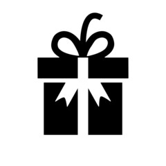 Gift card icon vector. Birthday symbol illustration. Bonus sign or logo.