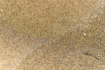 background of colored pebbles and sand