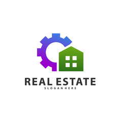 City Gear Logo Vector Industrial symbol icon design illustration, Emblem, Design Concept, Creative Symbol, Icon