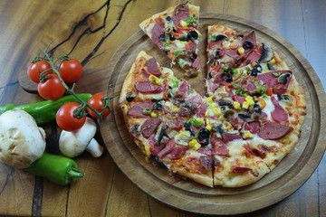 mix pizza