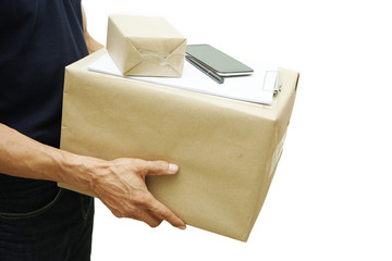 hand holding a gift box