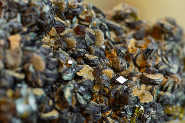 Garnet Stone.  natural mineral specimens.