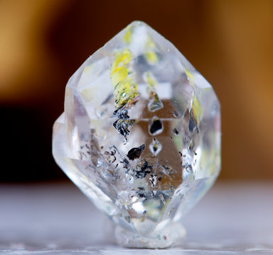 diamond quartz.  natural mineral specimens.