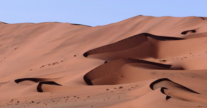 Sesriem et particuli&egrave;rement Sossusvlei qui permet de s&rsquo;immerger dans l&rsquo;immense d&eacute;sert du Namib. Deadlvei et ses arbres morts au milieu du d&eacute;sert