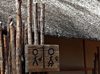 Image insolite : toilette en Namibie