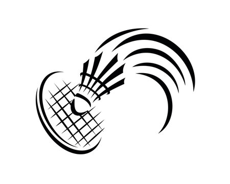 Badminton 2024 racket logo