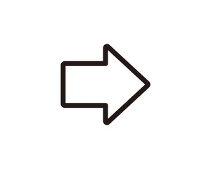 Right arrow icon symbol vector