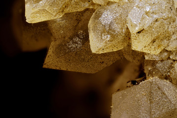 rock or yellow quartz stone