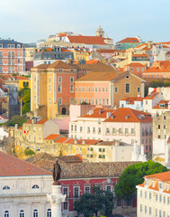 View Lisbon Old Town Portugal