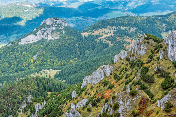 Fototapeta na wymiar Little Rozsutec from Big Rozsutec peak, Little Fatra, Slovakia