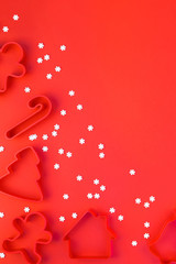 Christmas decoration frame background