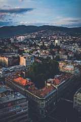 aerial view of the sarajevo