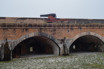 Civil War Cannon Guarding Fort Pickens