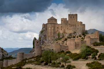 castle on a mountain