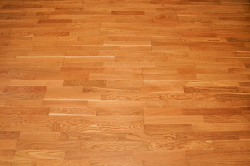 Top view of smooth  seamless brown laminate floor texture background. natural wooden polished surface parquet texture. Wood pattern texture for design and decoration