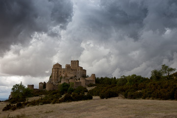 castle on a mountain