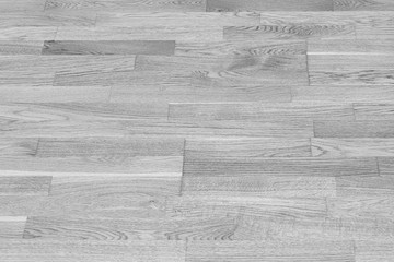 Top view of smooth seamless white laminate floor texture background. Gray wooden polished surface...