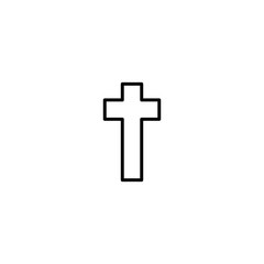 religion cross icon vector illustration