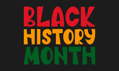 Black History Month. African American History. Celebrated annual. In February in United States and Canada. In October in Great Britain. Poster, card, banner, background. Vector illustration