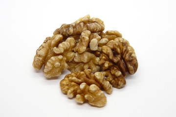 walnut isolated on white background