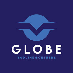 Globe Tech Logo Design Inspiration