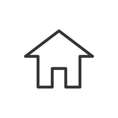 Home Icon Vector Illustration. Home Logo Template
