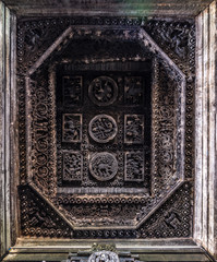 The ancient Indian temples and carvings